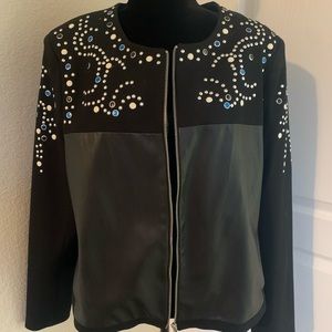Peter Nygard Embellished Jacket XL